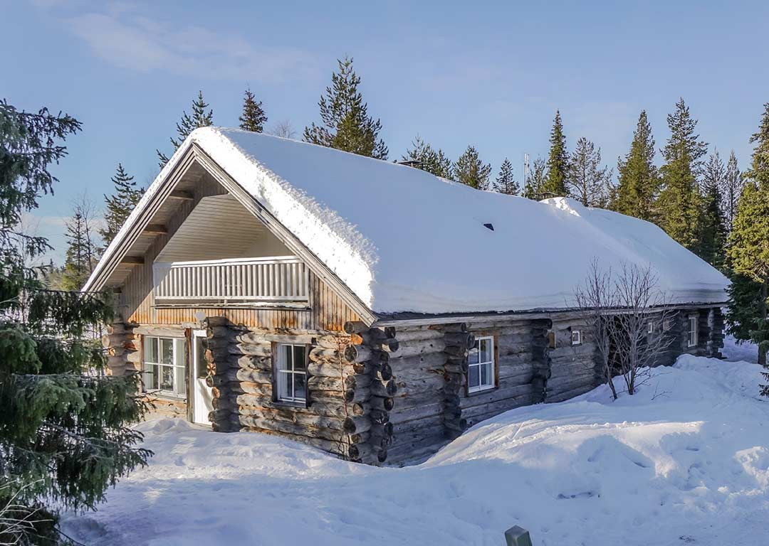 Villa Rukan Huurre talvella