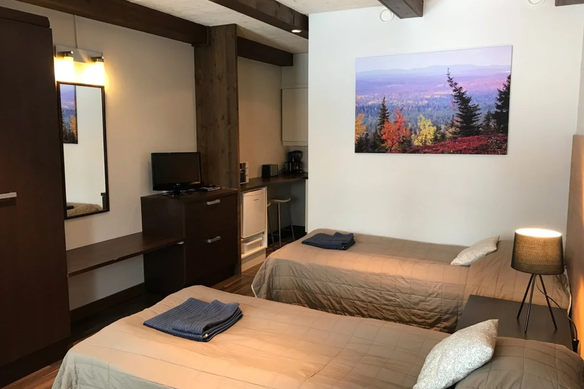 Bedroom at Papin Talo Apartments