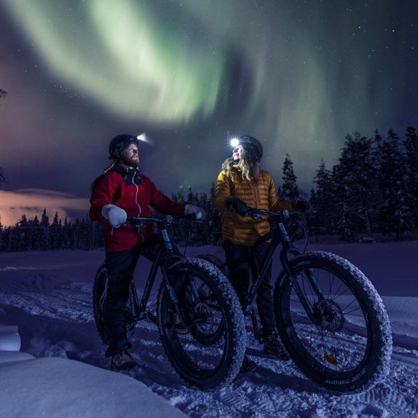 fatbike retki revontulet